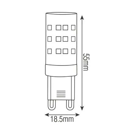 Світлодіодна лампа PETA-8 8W G9 4200K