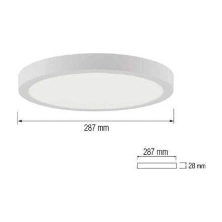 Світлодіодний світильник CAROLINE-28 28W 6400К