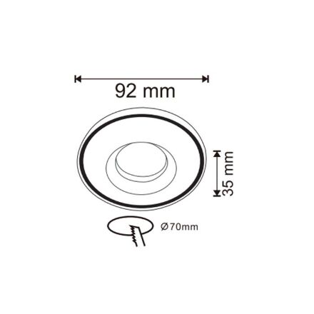 Корпуси під лампу FIRUZE білий
