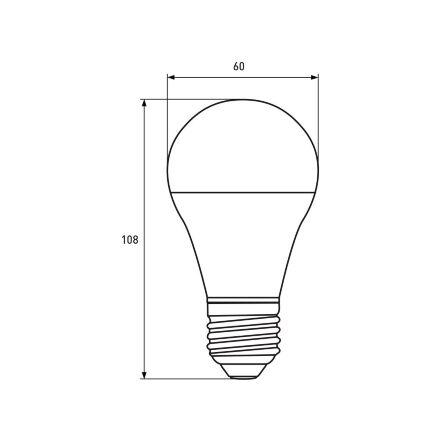 Промо-набір EUROLAMP LED A60 7W E27 3000K 220V акція 1+1