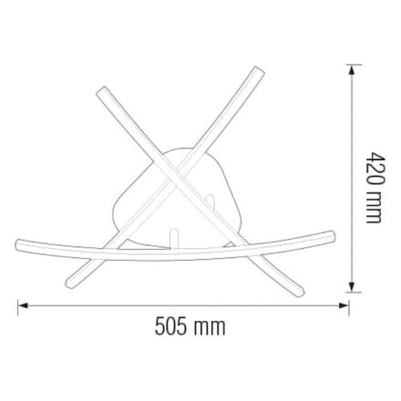 Світлодіодна люстра CRATER 20W