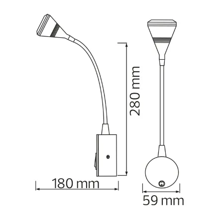 Світлодіодна підсвітка дзеркал-картин KUGU 3W