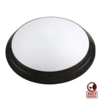 Світильник пластиковий Акуа Опал Круг чорний