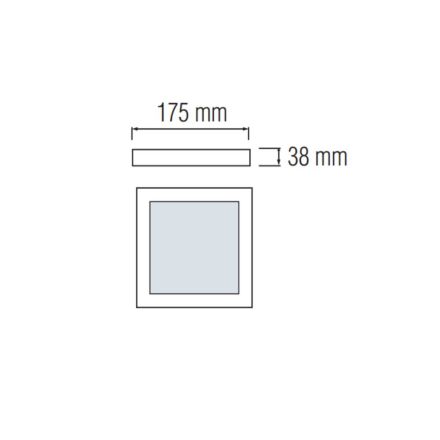 Світлодіодний світильник CATALINA/S-18 3CCT 18W білий