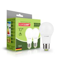 Промо-набір EUROLAMP LED A60 10W E27 4000K 220V акція 1+1