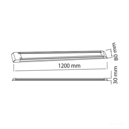 Світлодіодний світильник GAMA-60X 60W 6400K