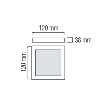Світлодіодний світильник CATALINA/S-12 3CCT 12W білий