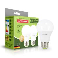 Промо-набір EUROLAMP LED A60 12W E27 4000K 220V акція 1+1