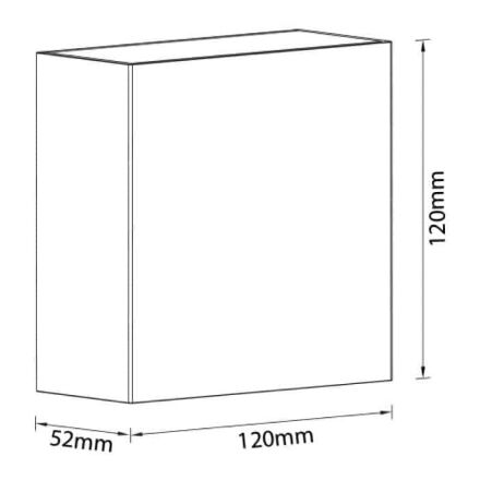 Світлодіодний світильник фасадний SEKOYA білий
