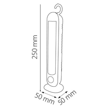 Світлодіодний світильник аварійний MESSI-9 9W