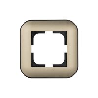 Рамка одинарна  LOFT антрацит+чорна