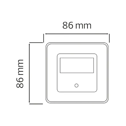 Світлодіодний світильник сходовий DIAMOND 2W (з датчиком)