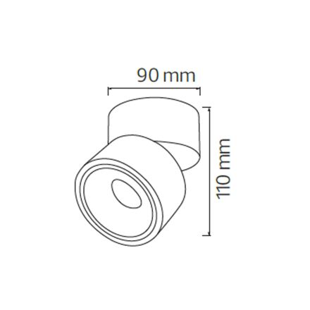 Світлодіодний світильник LAYLA-15 білий