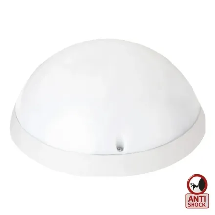 Світильник пластиковий вологозахищений Акуа Повний Місяць Опал білий