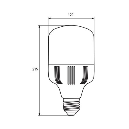 Високопотужна світлодіодна лампа EUROLAMP 40W E27 6500K 220V