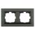 Рамка 2-на QUANTUM сірий магніт