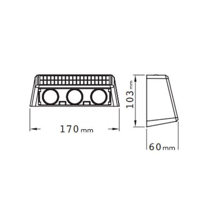 Світлодіодний світильник фасадний на сонячній батареї MALIBU-6 3CCT