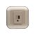 Розетка 1-USB  LOFT антрацит+чорна