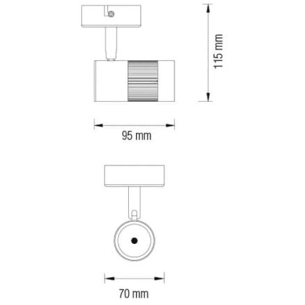 Світлодіодний світильник потолочний TOKYO 8W білий