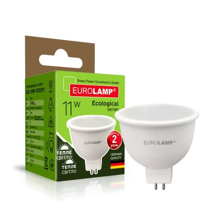 Світлодіодна лампа EUROLAMP LED SMD MR16 11W GU5.3 3000K