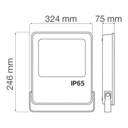 Прожектор світлодіодний LION-100 100W 6400K