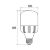 Високопотужна світлодіодна лампа EUROELECTRIC Plastic 30W E27 4000K 220V