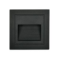 Світлодіодний світильник сходовий ICON-S 3W чорний