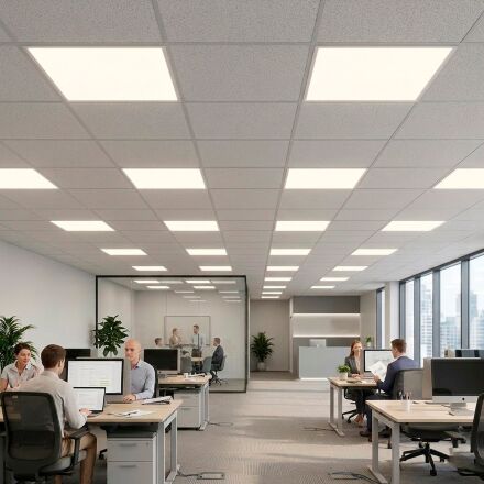 Світлодіодна панель Eurolamp 40W 5000K 110lm/W 60*60 2шт