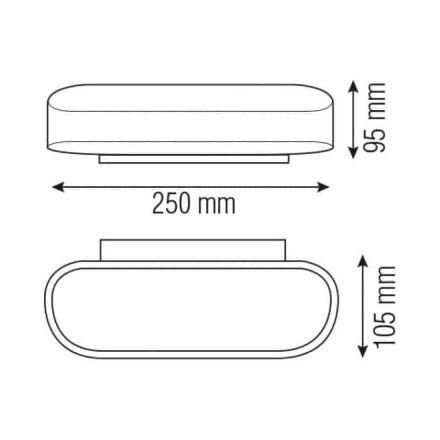 Світлодіодний світильник настінний BELEN-6