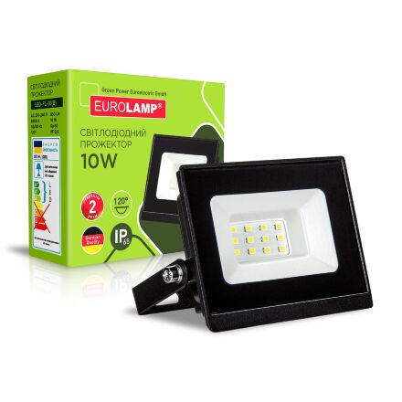 Прожектор EUROLAMP з радіатором LED SMD "B" 10W 850Lm 6500K