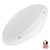 Світильник пластиковий Акуа Опал Овал білий