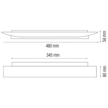 Світлодіодний світильник настінний RODOS-12
