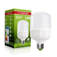 Високопотужна світлодіодна лампа EUROELECTRIC Plastic 50W E40 6500K 220V