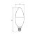 LED Лампа EUROLAMP ECO серія "P" CL 10W 900 lm E14 3000K