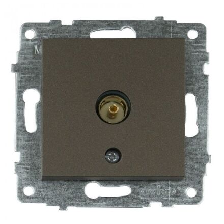 Механізм розетки телевізійної прохідної GRANO мока