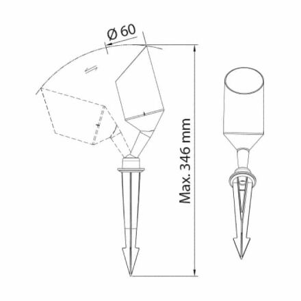 Світлодіодний світильник садово-парковий KUKA-5