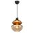 Світильник підвісний HARMONY-2 янтарний+мідь