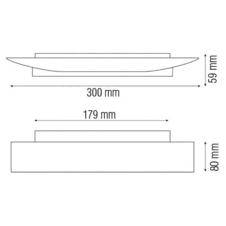 Світлодіодний світильник настінний RODOS-6