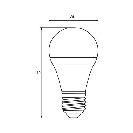Світлодіодна лампа EUROELECTRIC LED А60 10W E27 4000K 220V
