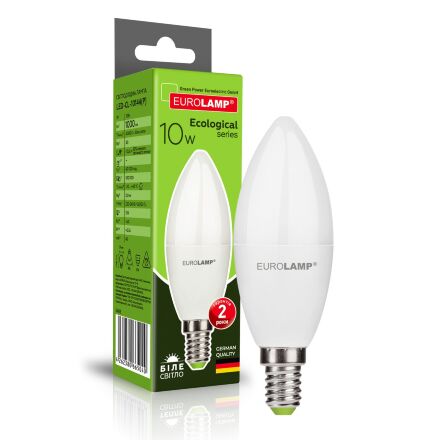 LED Лампа EUROLAMP ECO серія "Р" CL 10W 1000 lm E14 4000K