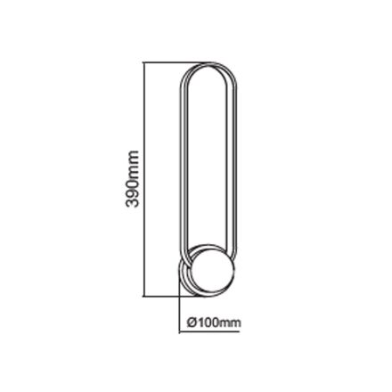 Світлодіодний світильник настінний ALWAYS-W