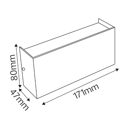 Світлодіодний світильник фасадний PROTON/S-6