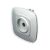 Розетка ТВ срібло ELA