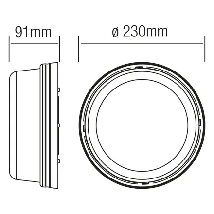 Світильник пластиковий Глоп Фаворі