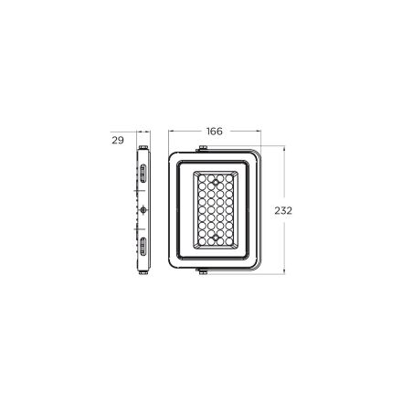 Прожектор EUROLAMP з радіатором LED SMD "B" 100W 8500Lm 6500K