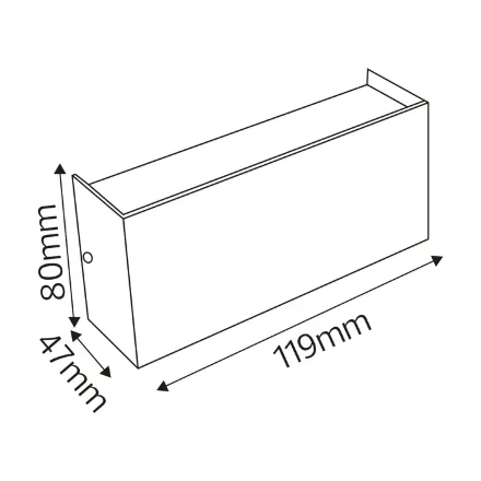 Світлодіодний світильник фасадний PROTON/S-4
