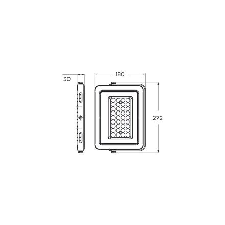 Прожектор EUROLAMP з радіатором LED SMD "B" 150W 12750Lm 6500K