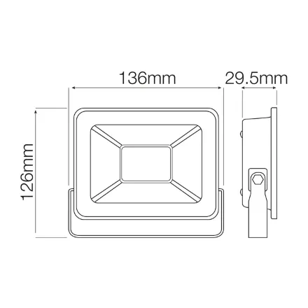 Прожектор світлодіодний ASLAN-30 30W 6400K