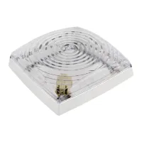 Світильник пластиковий Класика білий