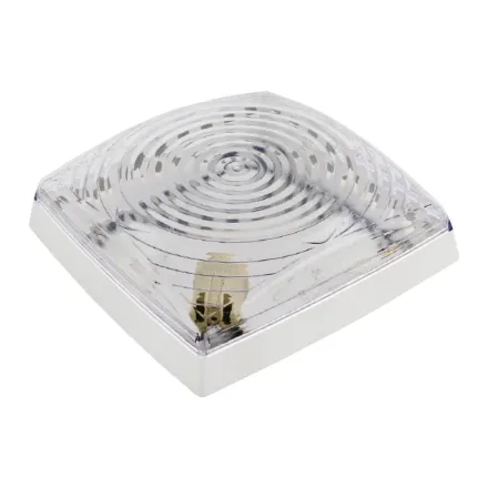 Світильник пластиковий Класика білий